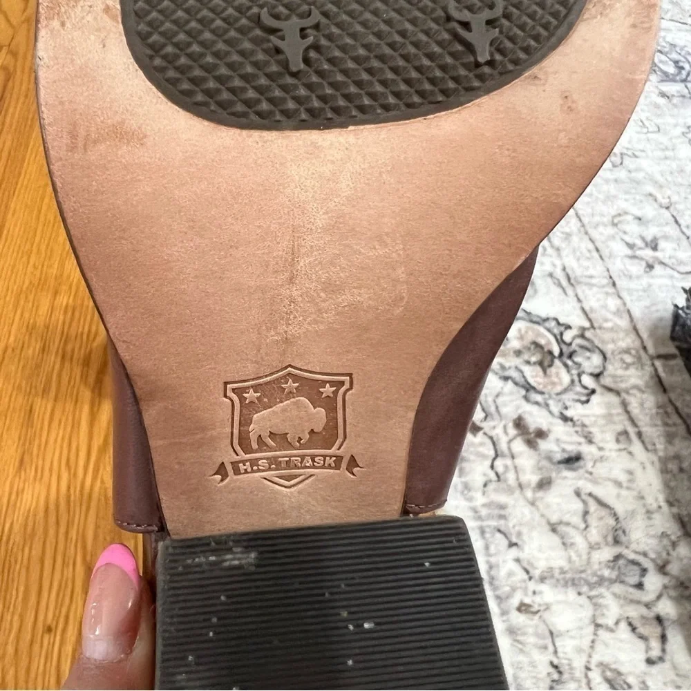 Trask Parker Peep Toe Bootie
